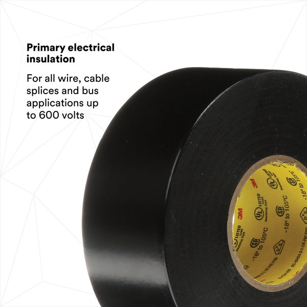 Electrical Tape, 7 mil, 3/4
