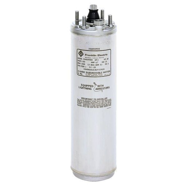 Pump Motor, 10A Full Load, 10-1/8