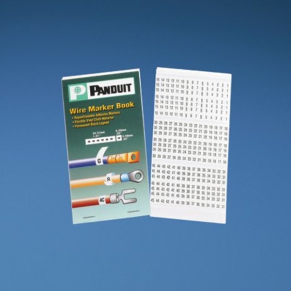 Wire Marker Book, Vinyl Cloth, Nema
