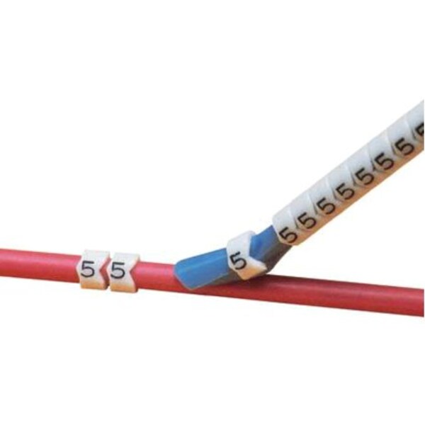 Clip-On Wire Marker, 0-9