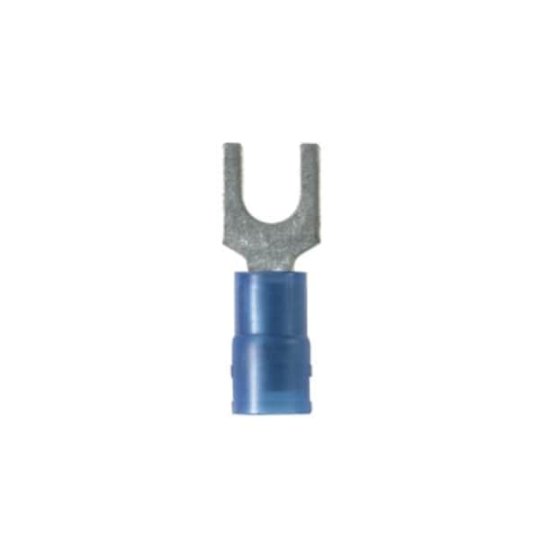 16-14 AWG Nylon Fork Terminal #5 Stud PK100