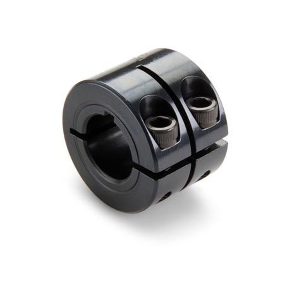 Keyed Shaft Collar, 1pc Double Wide, Bore 1.125
