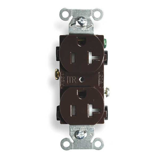 20A Duplex Receptacle 125VAC 5-20R BN