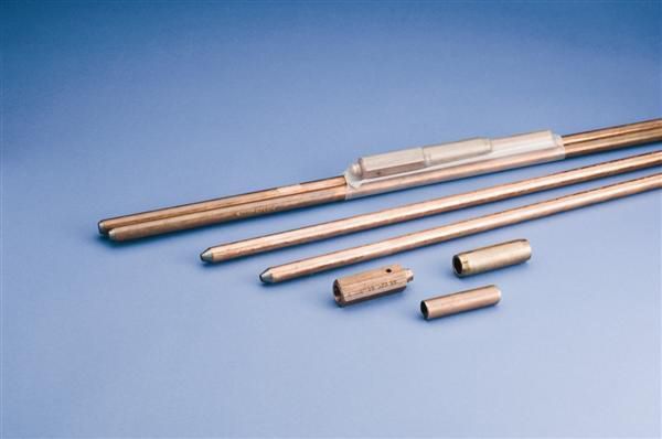 Ground Rod Connector, Hammer Lock, Copper