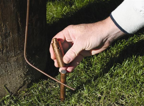 Ground Rod Connector, Hammer Lock, Copper