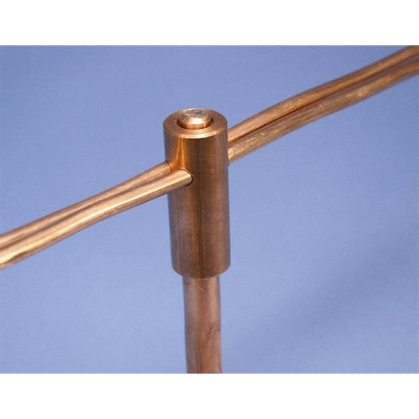 Ground Rod Connector, Hammer Lock, Copper