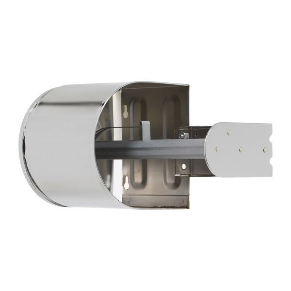 Toilet Paper Dispr, Metal, 6 In. H