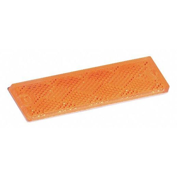 Reflector, Mini, Stick-On, Yellow, Rectangle