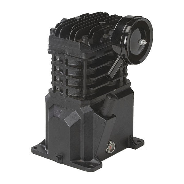 Air Compressor Pump, 1 1/2, 2, 1 hp, 1 Stage, 8.5 oz Oil Capacity, 2 Cylinder