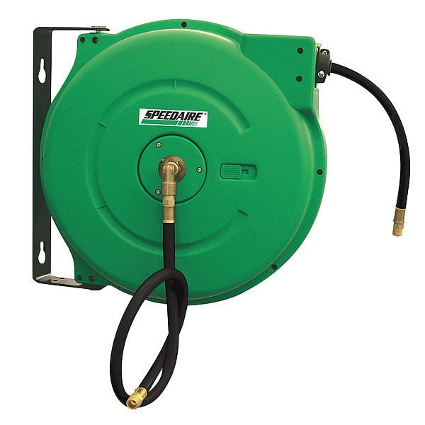 Spring Return Hose Reel, 1/2 in Hose Dia., 40 ft Length, 300 psi