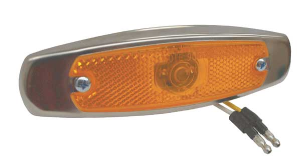 Clearance/Marker Lamp, Low Profile, Yellow