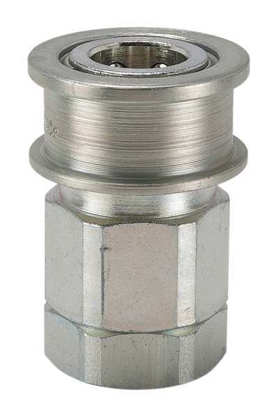 Hydraulic Quick Connect Hose Coupling, Steel Body, Ball Lock, 3/4