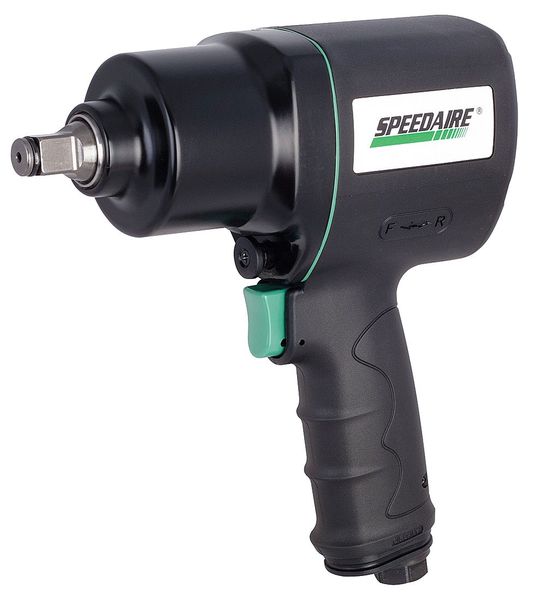 Air Impact Wrench, 1/2 In Drive