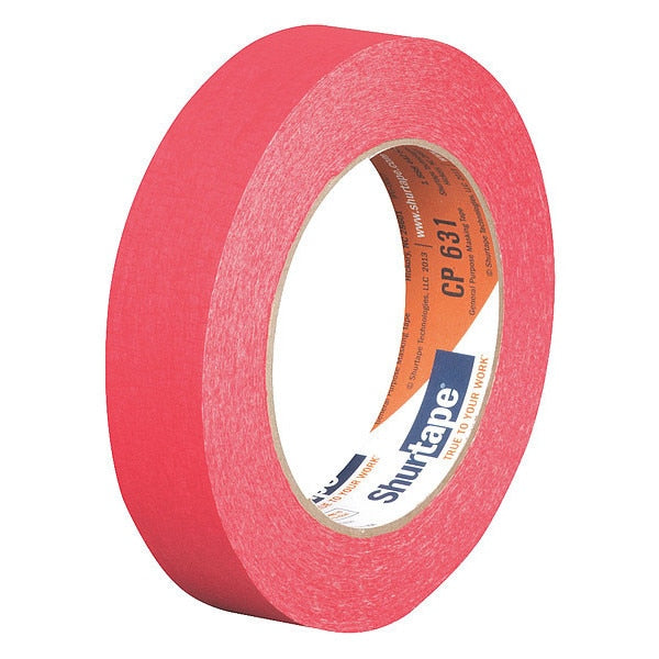 Masking Tape, Red, 24mm x 55m, PK36