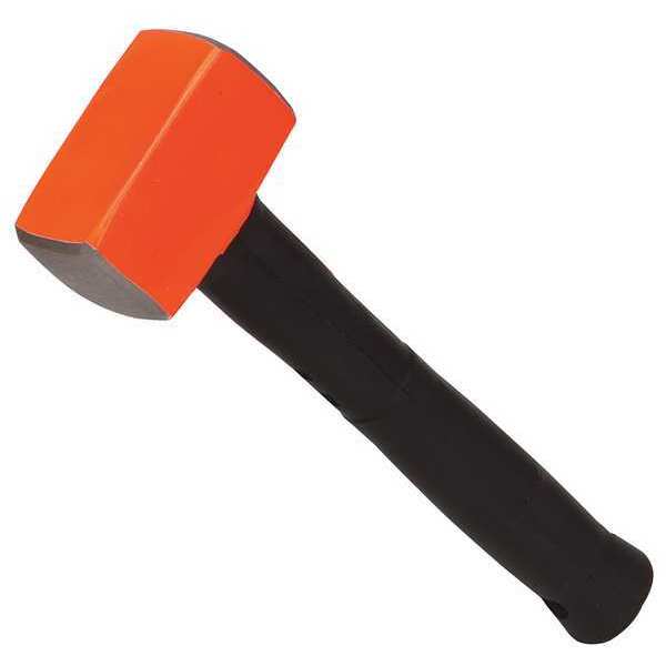Sledge Hammer, 2-1/2 lb., 12, Rubber/Steel