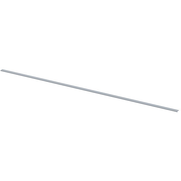 Wiring Duct Cover, Flush, PVC, 72 in L, 1-3/4 in W, Gray, Use With 1-1/2 in Wiring Duct
