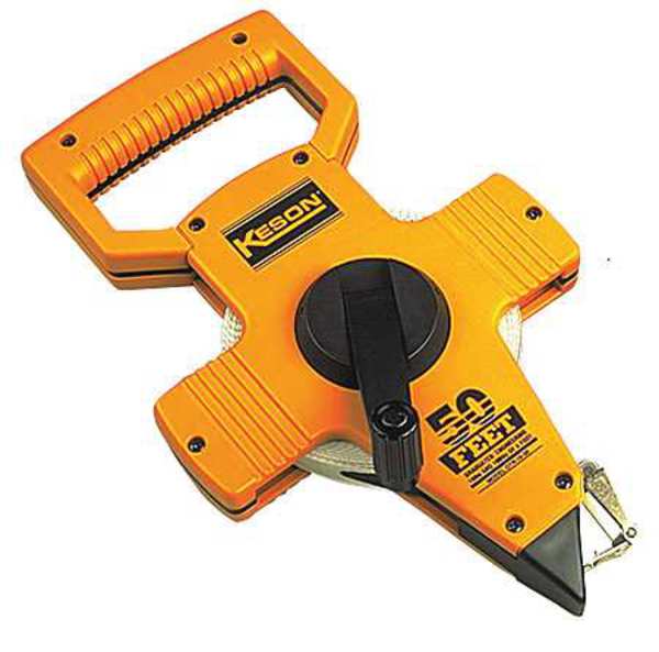 50 ft/15m Engineer's Tape Measure, 1/2 in Blade