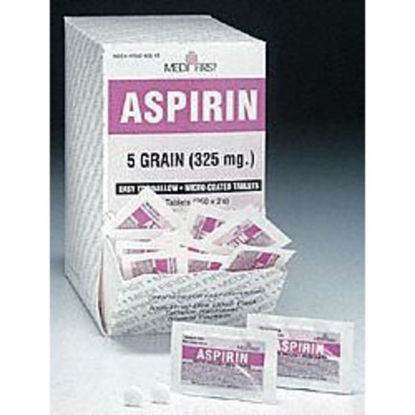 Aspirin, Tablet, 325mg, PK100