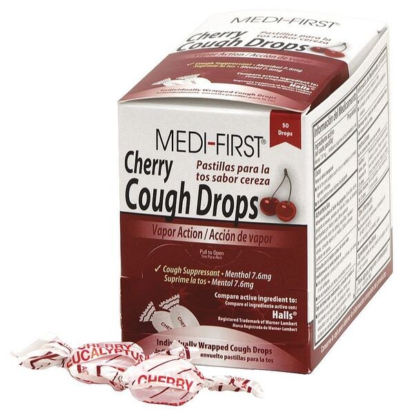 Cough Drops, Lozenge, 7.6mg, PK50