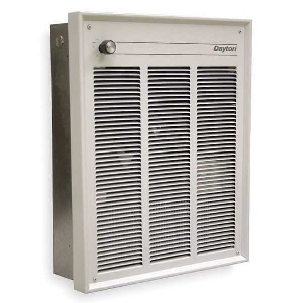 Recessed Electric Wall-Mount Heater, Recessed or Surface, 208/240V AC