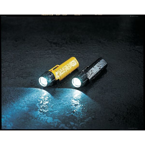 Black No Led Industrial Handheld Flashlight, 77 lm