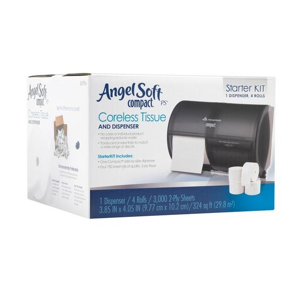 Compact Toilet Paper Dispenser