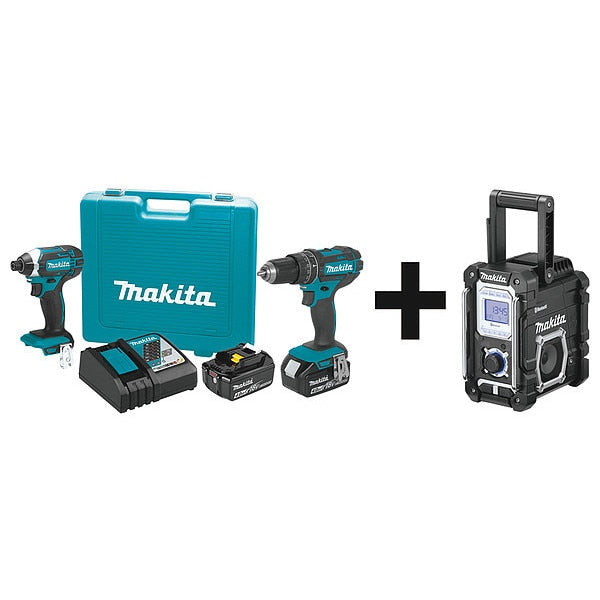 Cordless Combination Kit, 3 Tools, 18V DC
