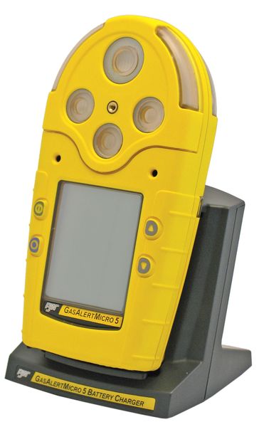 Multi-Gas Detector, 2 yr Battery Life, Yellow