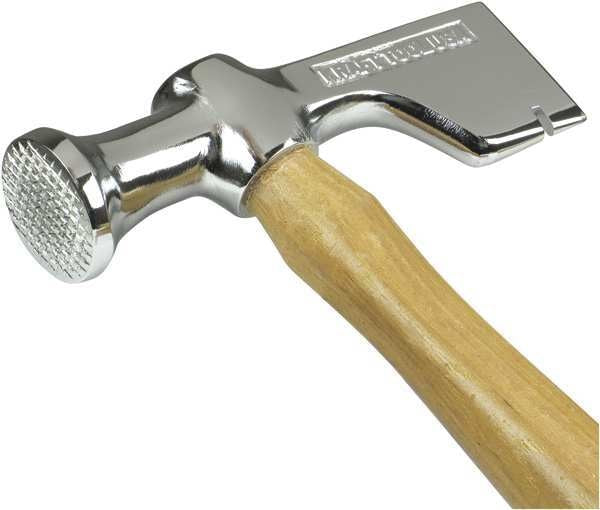 Drywall Hammer, Steel, Strght Wood Handle