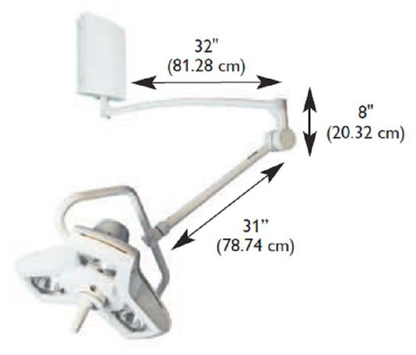 Surgical Light, Rocker, HD and Wall Mount