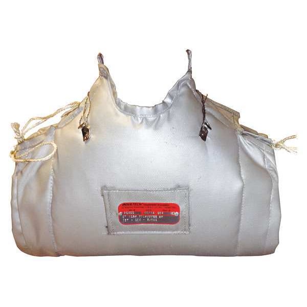Thermal Blanket with Quick Release Fabric Flap and Stainless Steel Wiretwists, 8 in L, 16 in W