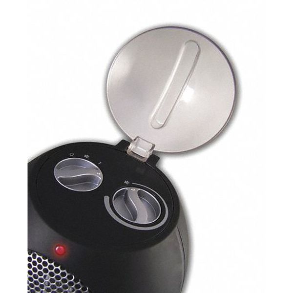 Portable Electric Heater, 750W, 120V AC, 1 Phase, 2560 BtuH