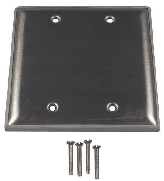 Electrical Box Cover, Blank, 4-1/2 in.