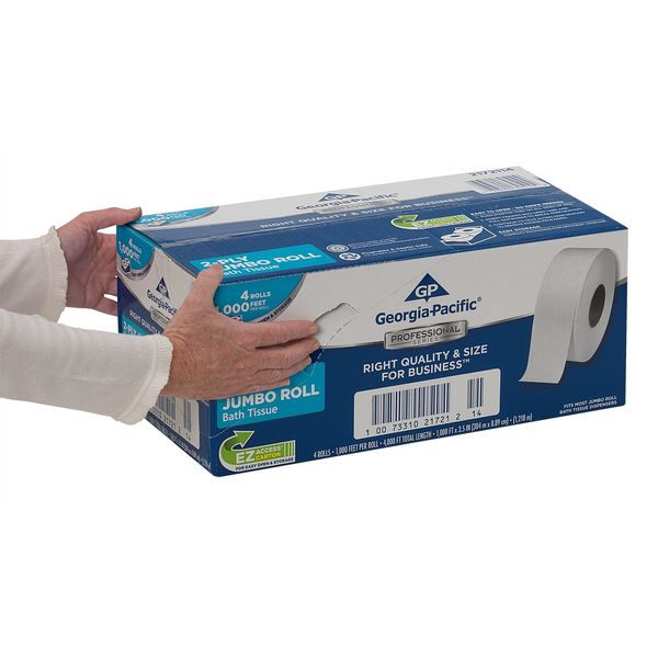 Toilet Paper, Continuous Roll, 4 PK