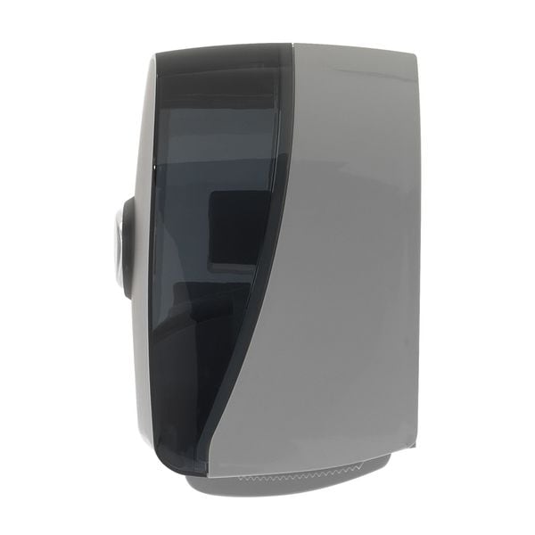 Toilet Paper Dispenser, Horizontal Double Roll, Standard Core, Wall Mount, Smoke