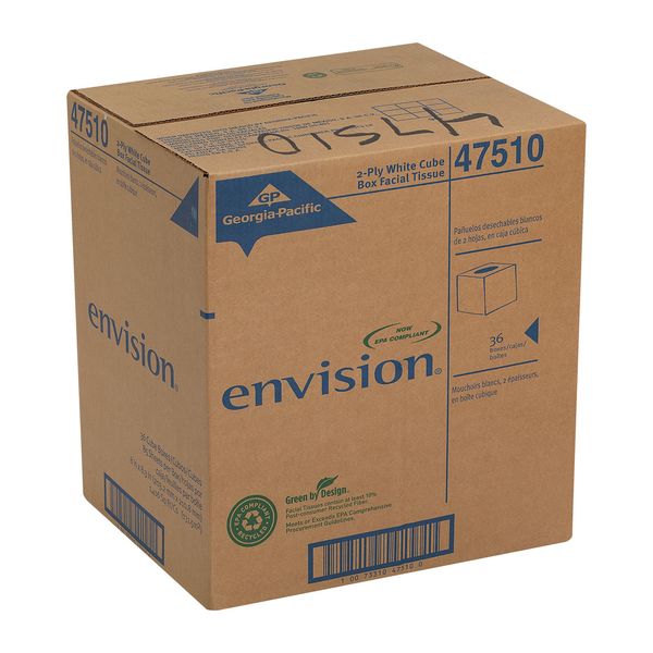 Envision 2 Ply Facial Tissue, 85 Sheets