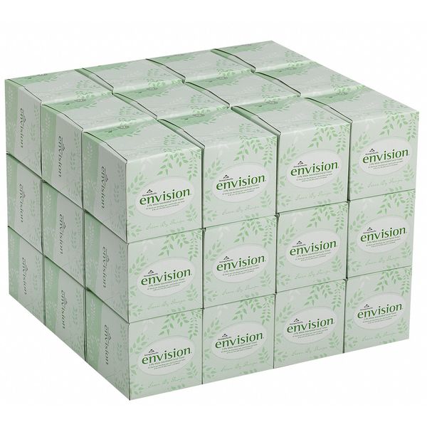 Envision 2 Ply Facial Tissue, 85 Sheets