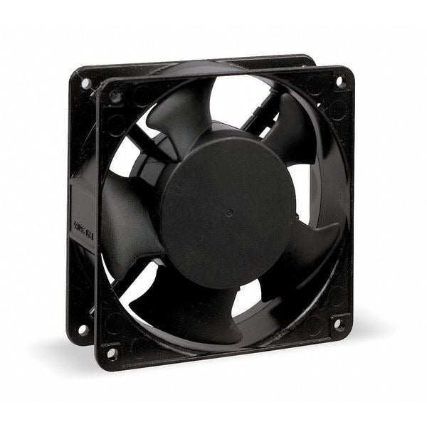 Axial Fan, Square, 115V AC, 1 Phase, 115 cfm, 4 11/16 in W.