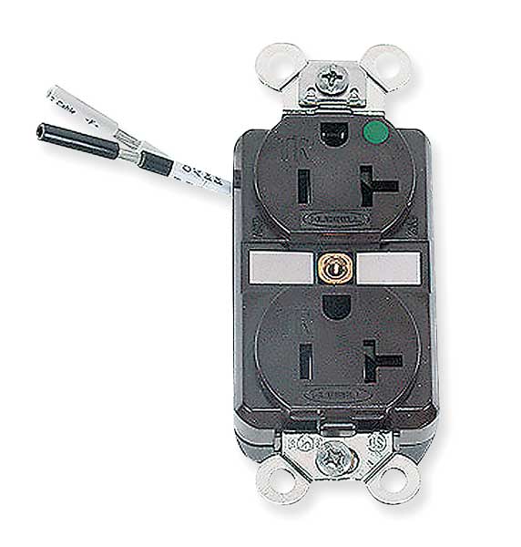 20A Duplex Receptacle 125VAC 5-20R BN