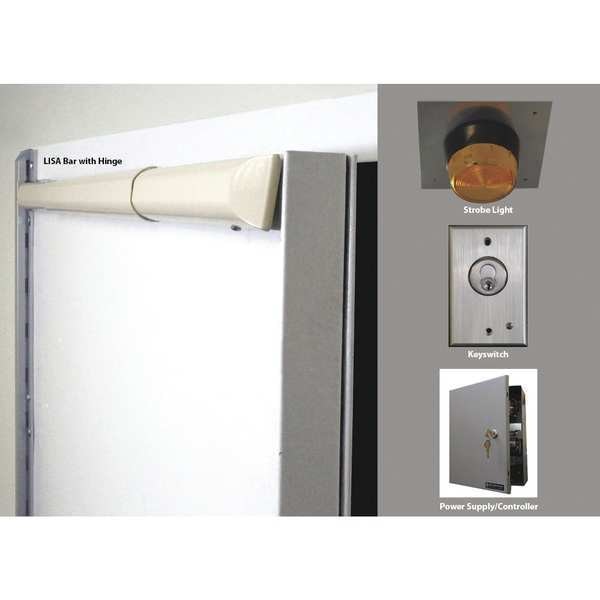Anti-Ligature Door Alarm Kit, Key Control