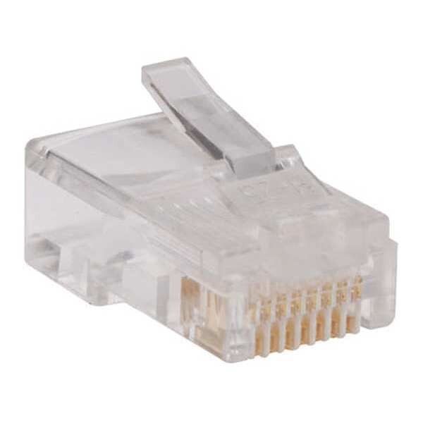 RJ45 Plug, Cat5e, 4-pair Conductor, 100pack