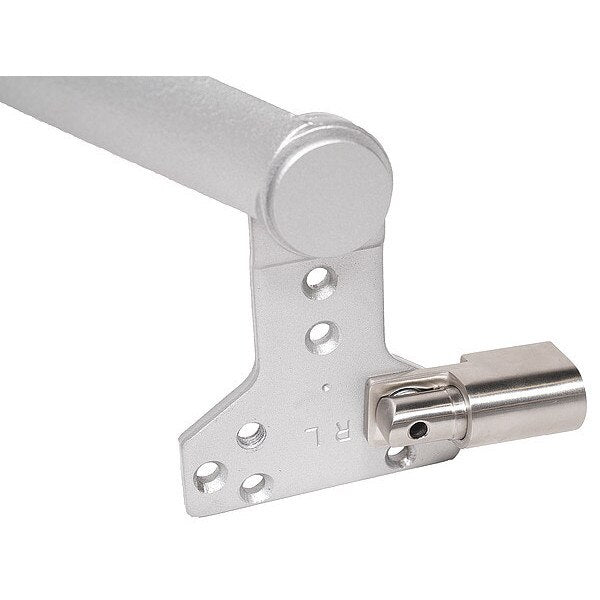 Manual Hydraulic PDQ 3100 Light Commercial Closer Light Duty Interior and Exterior, Silver