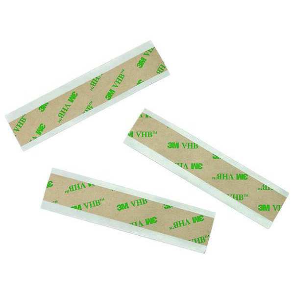 Adhesive Transfer Tape, Rect., 1x2 In, PK5