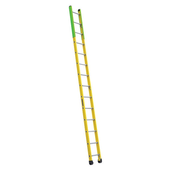 Manhole Ladder, Fiberglass, Yellow Finish