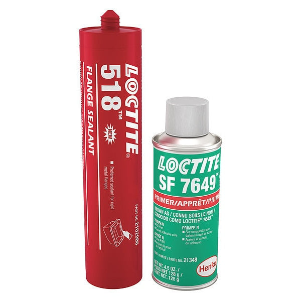 Anaerobic Gasket Sealant, 300 mL, Red, Temp Range -65 to 300 Degrees F