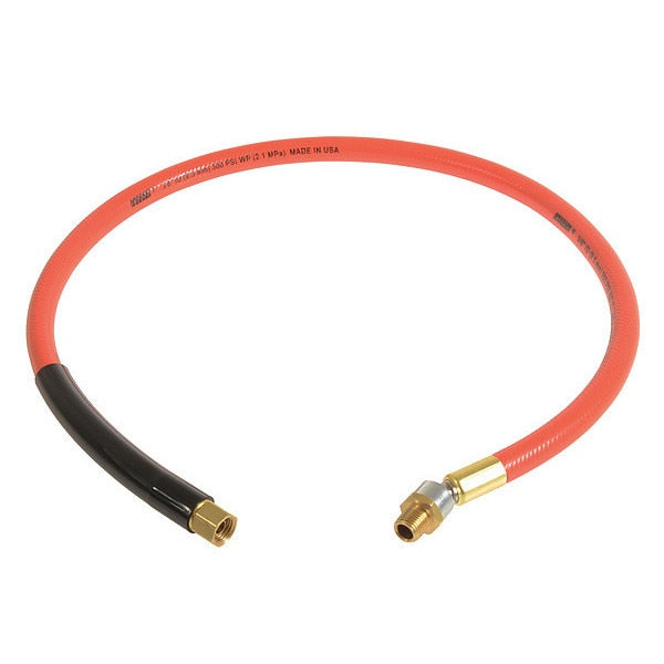 Snubber Hose, 300 psi, 3 ft L, Flexible TPE
