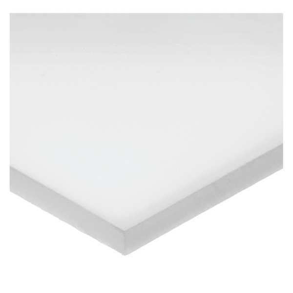 White HDPE Plastic Sheet Stock 36