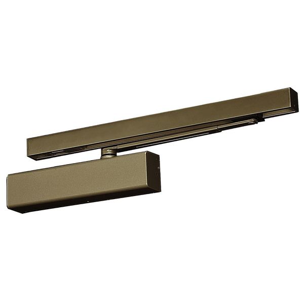 Manual Hydraulic Norton 7500 Door Closer Heavy Duty Interior and Exterior, Dark Bronze
