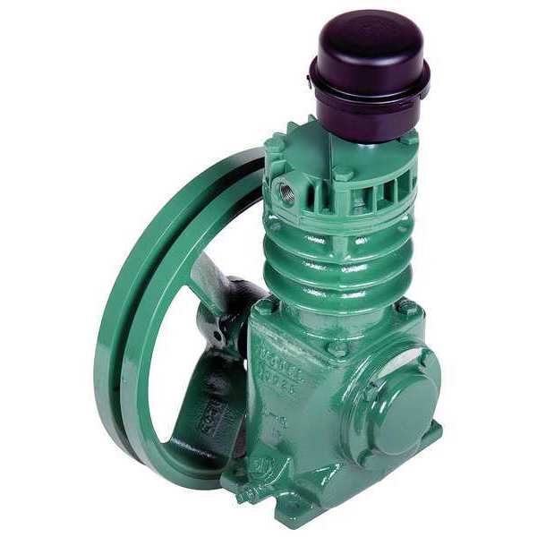 Air Compressor Pump, 1/2 hp, 1 Stage, 6 oz Oil Capacity, 1 Cylinder
