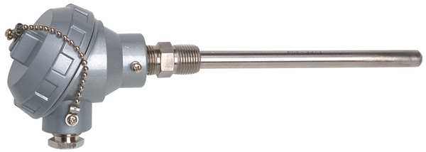 RTD Probe, 100 Ohm, 24In, .25In Sheath
